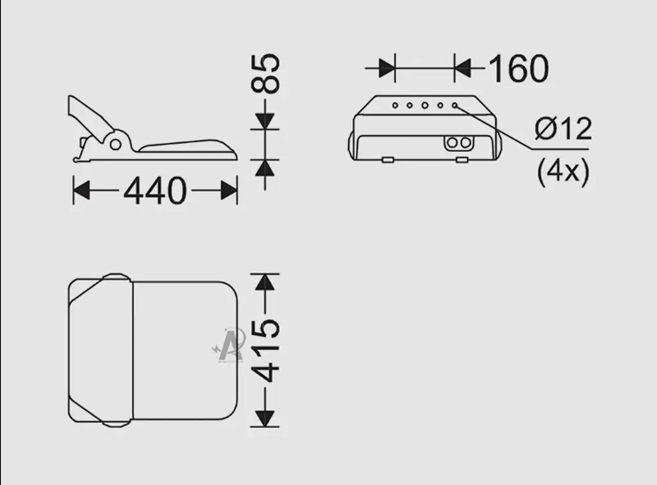 مشخصات فنی پرژکتور 150 وات مازی نور